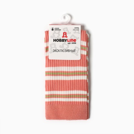 Women's socks, white size 36-40-2
