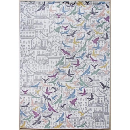Rectangular carpet Merinos Sofit, size 200x300 cm, color Light Cream