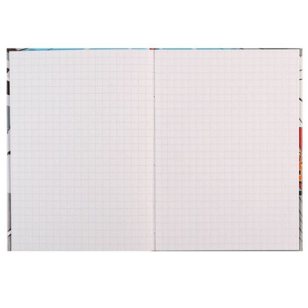 Notepad A6, 40 sheets in a hard cover, wheelbarrows