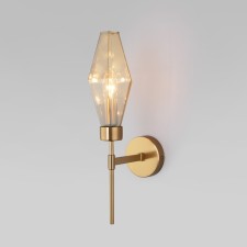 Wall lamp EuroSvet Prism 60143/1, E14, 1x60W, 190x104x410 mm, brass color
