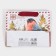 Laminated horizontal "New Year's Bandera", 15 x 12 x 5.5 cm, New Year