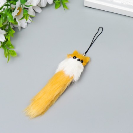 Fluffist on the pendant "Fox" h = 9 cm color mix-2