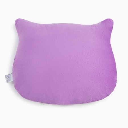 Decorative Ethel Pillow "Cat", purple color, 48x38cm, velor, 100% polyester-2