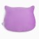 Decorative Ethel Pillow "Cat", purple color, 48x38cm, velor, 100% polyester
