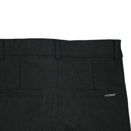 Pants for girls, height 152 cm, black-gray color-4