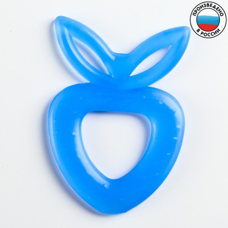 Silicone teether "strawberry", mix color, button-8