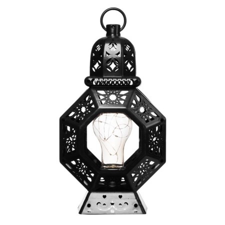 Night -ward "Fairytale lamp" LED from batteries 3HAAA Black 12x18x32 cm Risalux-7