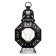 Night -ward "Fairytale lamp" LED from batteries 3HAAA Black 12x18x32 cm Risalux