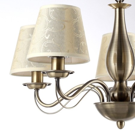 Felicia chandelier, 5x40W E14, bronze-2