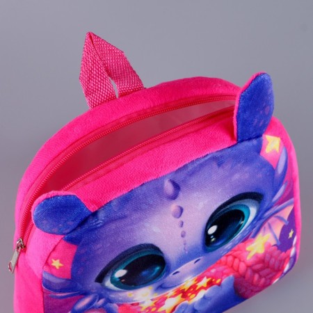 Baby backpack "Lilac Dragon", p. 24 × 24 cm-5