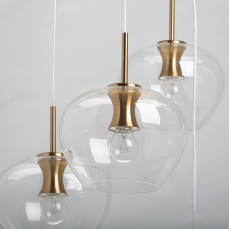 Lamp "Chrys", size 62x230x62 cm, E14-5