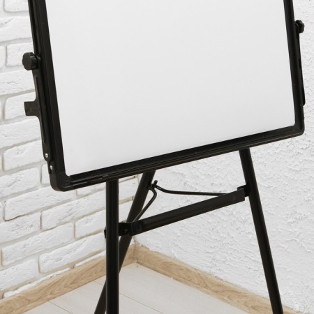 Flipchart (magnetic marker board) is adjustable in height, board size 90 × 60 cm-5