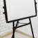 Flipchart (magnetic marker board) is adjustable in height, board size 90 × 60 cm