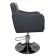 Hairdressing chair Eve, five -pound, black color 65 × 63 cm