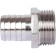 Stout SFT -0067-000125, 1 "X 25 mm, external thread, nickelled brass