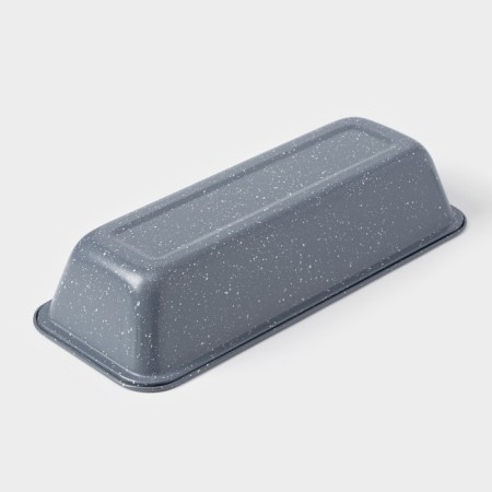 The form for baking is the shade “marble. Bread ", 31.5 × 13 × 6.5 cm, anti -stick coating, gray color-4