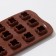 Creolon chocolate form "Creole", silicone, 21 × 10.5 × 2.5 cm, 15 cells, brown color