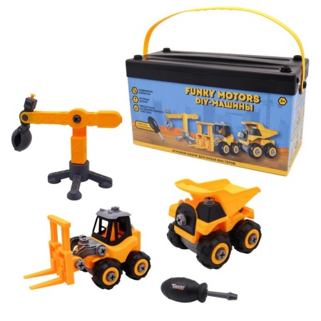 Set of game Funky Toys Motors "DIY Machines", with a screwdriver