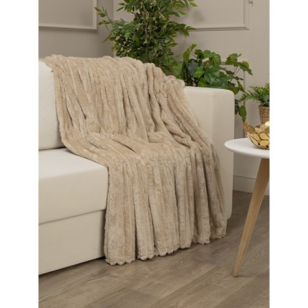 Texrepublic blanket, size 200x220 cm, beige color-2