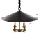 Ceiling light "Shindler" Bronze 4x40W, E27, 76x76x49 cm