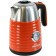 Electric kettle WillMark WEK-1738PST, Metal, 1.7 L, 2200 W, Orange