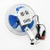 Fan 6 "12v Skyway Screw. Metal-plastic mount, S01901003