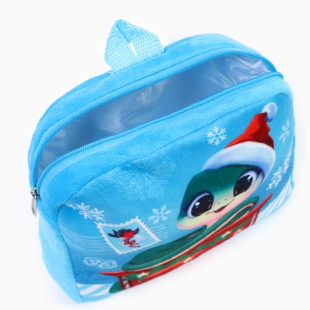 Baby backpack "New Year's snake", 24x24 cm, for the New Year-5