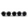 Cargo Cheburashka painted collapsible Yaman 5 pcs., 44 g, black