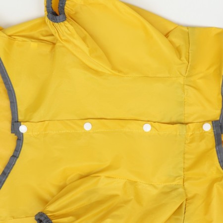 Combiason for dogs, demi -season with a visor, size 3xl (DS 50, OG 67, Osh 51 cm), yellow-5