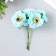 Decor for creativity "Begonia" (1 set = 1 bouquet) in the bouquet 6 colors d = 3.7 cm 10x3.5 cm mix