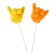 Caramel on the stick "Emotions" mix, 30 g