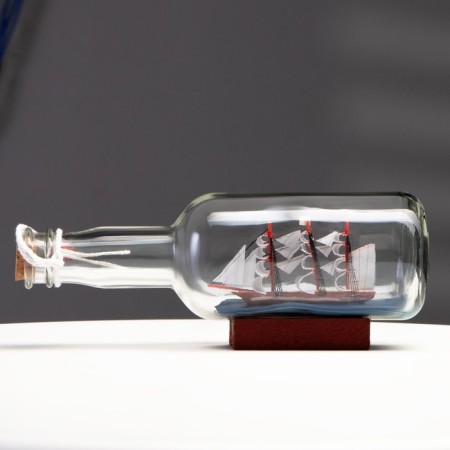 Souvenir ship in a bottle 22*8cm-2