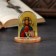 Icon with a candlestick "Jesus Christ", selenite