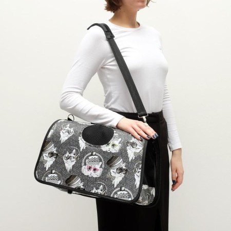 Bag - Animal Contact "Winter Cats", size m, 40 x 21 x 27 cm-8