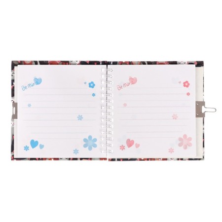 Notebook Gift Book on a lock, A6, 45 sheets, in a ruler, "Cats"-3