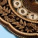 Carved watch "Rowal", D - 25 cm, plywood
