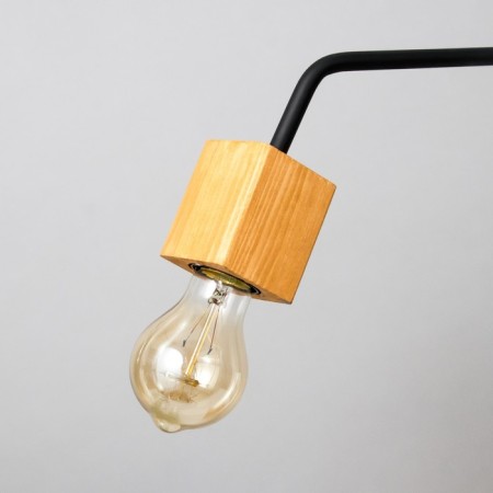Hugue-2 tablet lamp brown/black 20x20x55cm Risalux-3