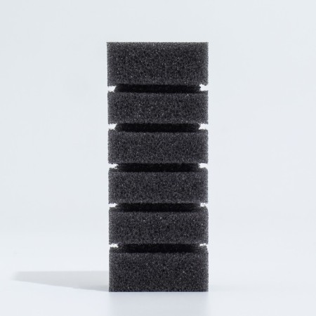 Rectangular sponge for the turbo filter No. 1, 4 x 4.5 x 11 cm, gray-1