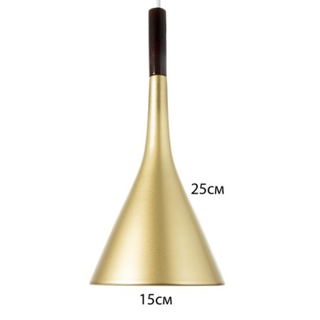 Bra "Trinik" E27 40W gold 10x10x35-135cm-4