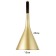 Bra "Trinik" E27 40W gold 10x10x35-135cm