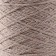Knitting cord without a core 70% cotton, 30% polyester 1mm 200m/60 ± 10g (04-dark beige)