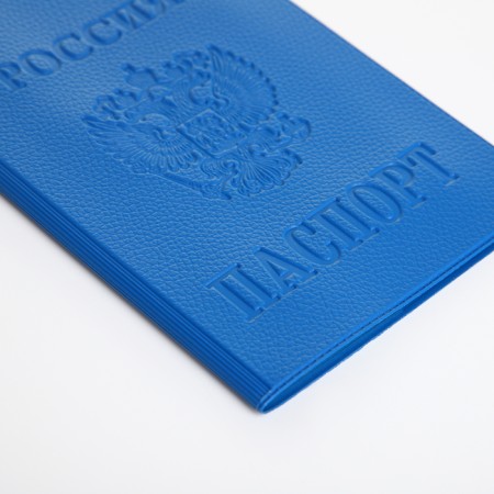 Cover for passport, blue color-3