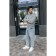 Jumper male ise, size 54, color gray color