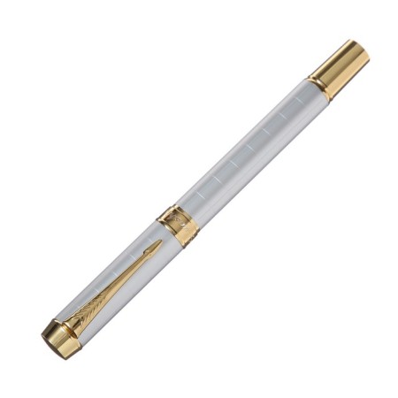 Handle Gift Roller, in the leatherette case, the body is gray, gold-1