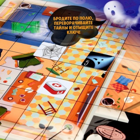 Board game "House with Ghosts", 2-4 players, 7+-8