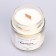 Aromatic candle made of soy wax in a bank, 150 g, salty caramel