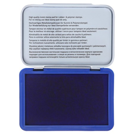 Trodat Ideal, 56 x 90 mm, blue table-3