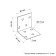 Sibrtekhi fastener, equilateral, KUR 80 x 80 x 80 mm.