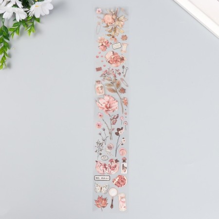 Stickers for creativity "Flowers and grenades" 6x35 cm