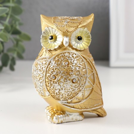 Souvenir Polystone "Golden Filin" set 7 pcs h = 10.3; 9.5; 8.3; 7.6; 6.5; 5.5; 5 cm-2
